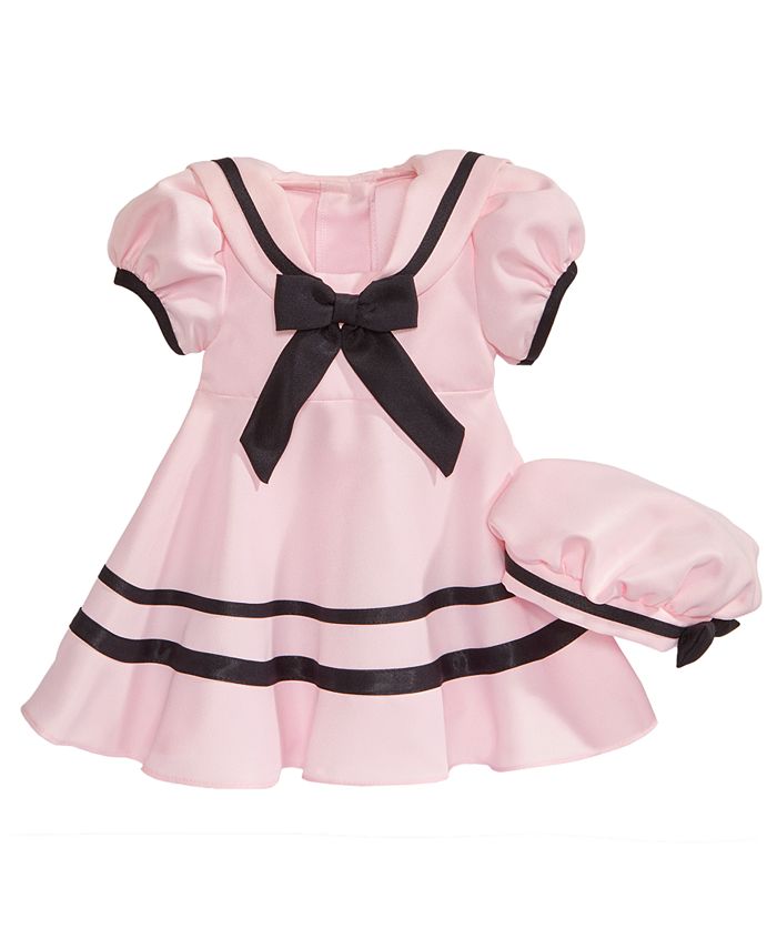 Baby girl sailor dress and hat hot sale