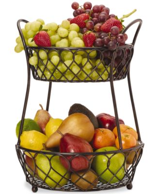 Gourmet Basics By Loop &amp; Lattice 2-Tier Basket