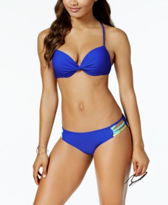 california waves push up bikini