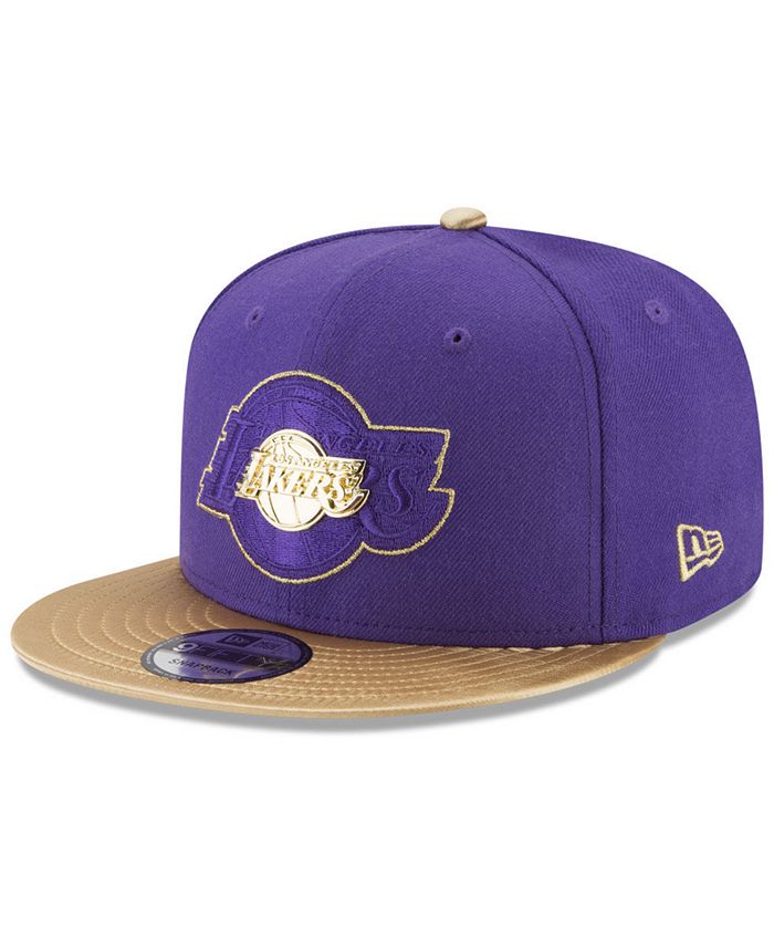 New Era Los Angeles Lakers Triple Gold 9FIFTY Snapback Cap - Macy's