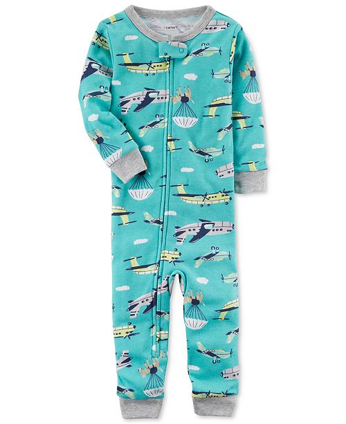 Carter S Airplane Print Cotton Pajamas Baby Boys Reviews