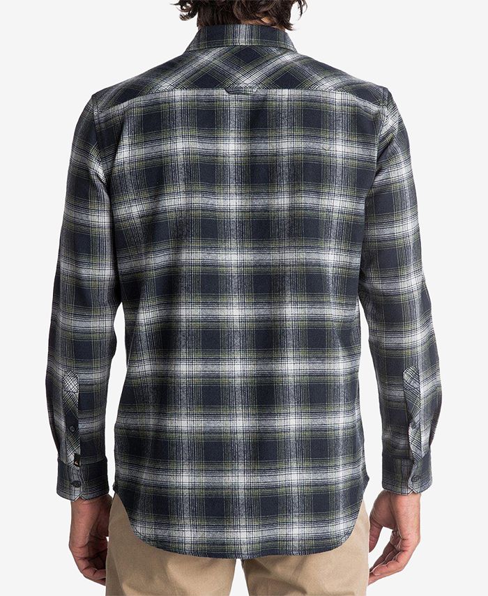 Quiksilver Men's Fatherfly Plaid Flannel Shirt & Reviews - Casual ...