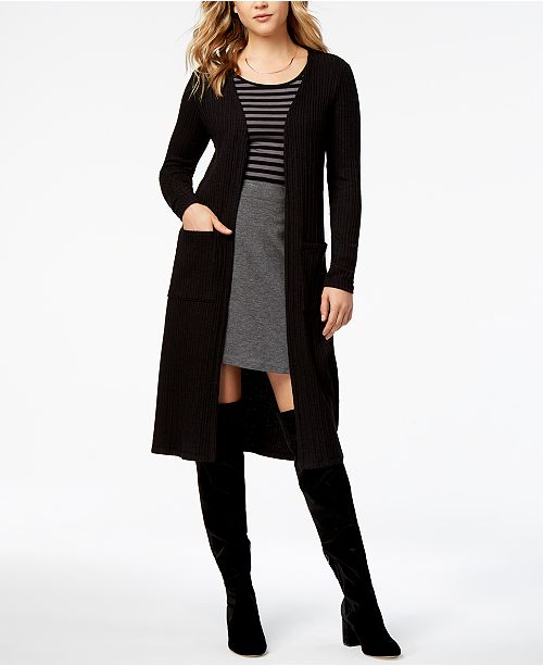 macys duster cardigan