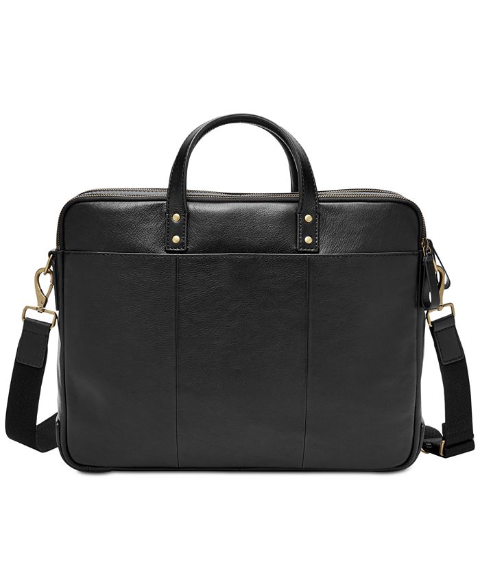 Fossil Men's Haskell Leather Briefcase Macy's