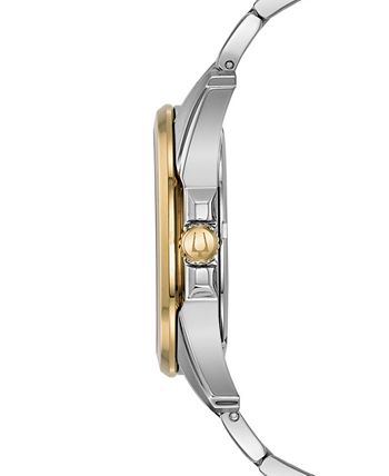 Bulova Men s Precisionist Two Tone Stainless Steel Bracelet Watch