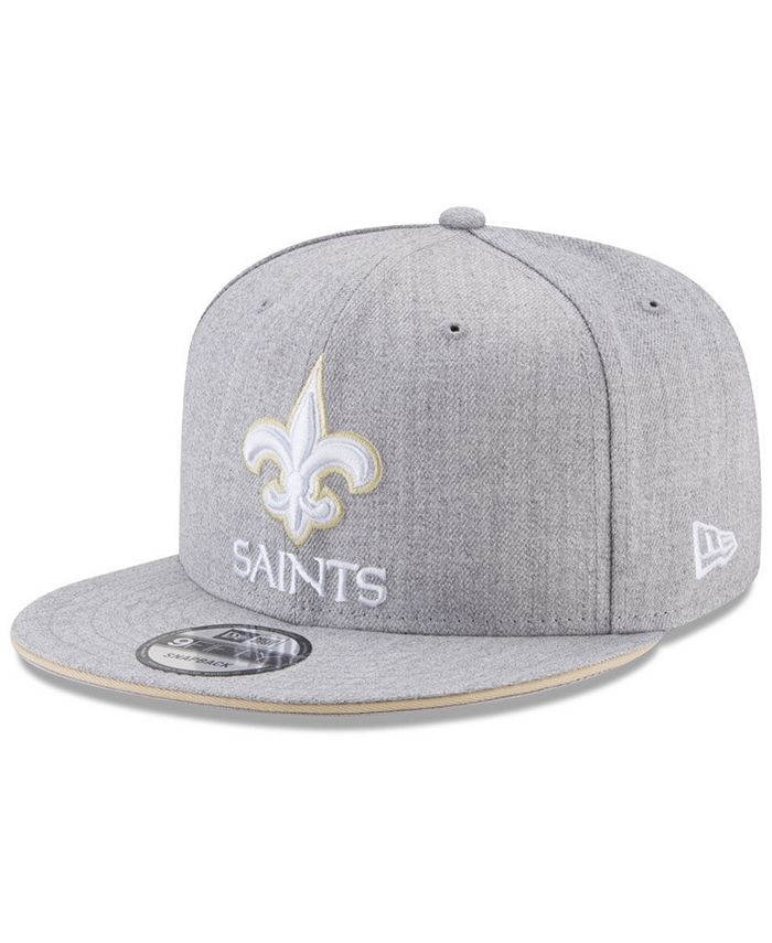 New Era New Orleans Saints Heather Hot 9FIFTY Snapback Cap - Macy's
