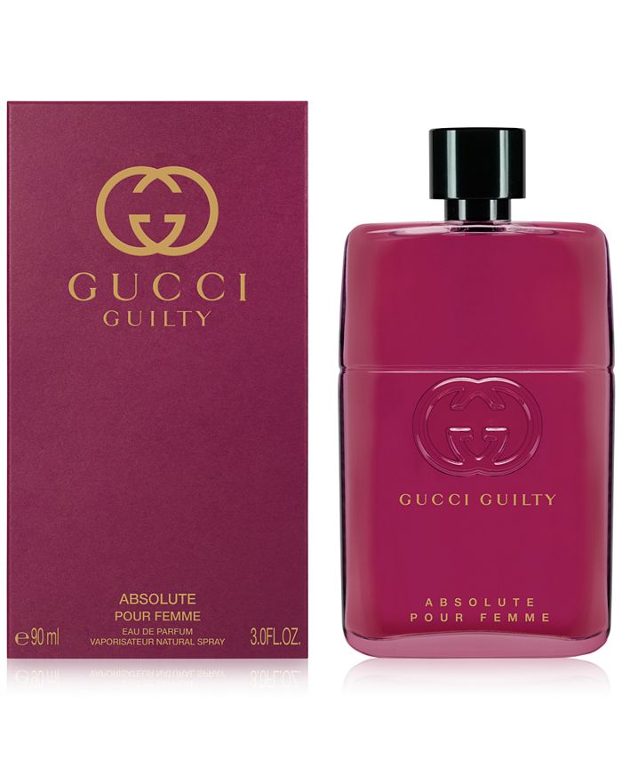 Psykiatri Erhverv jordskælv Gucci Guilty Absolute Pour Femme Eau de Parfum Spray, 3-oz. & Reviews -  Perfume - Beauty - Macy's