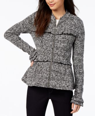 Maison Jules - Ruffled Peplum Jacket
