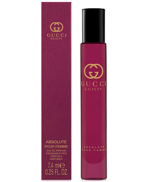 Gucci Guilty Absolute Pour Femme Eau De Parfum Rollerball 025 Oz
