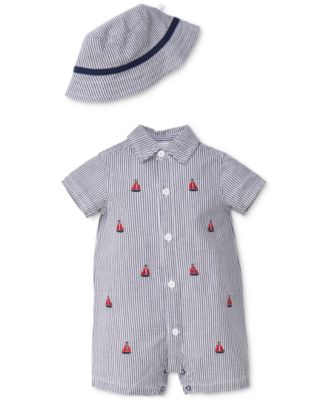 baby seersucker romper