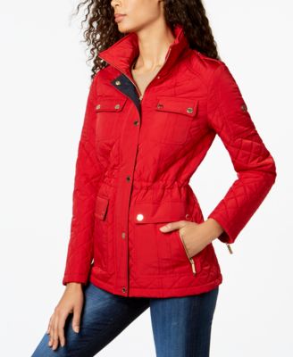 Michael Kors Hooded Quilted Anorak 