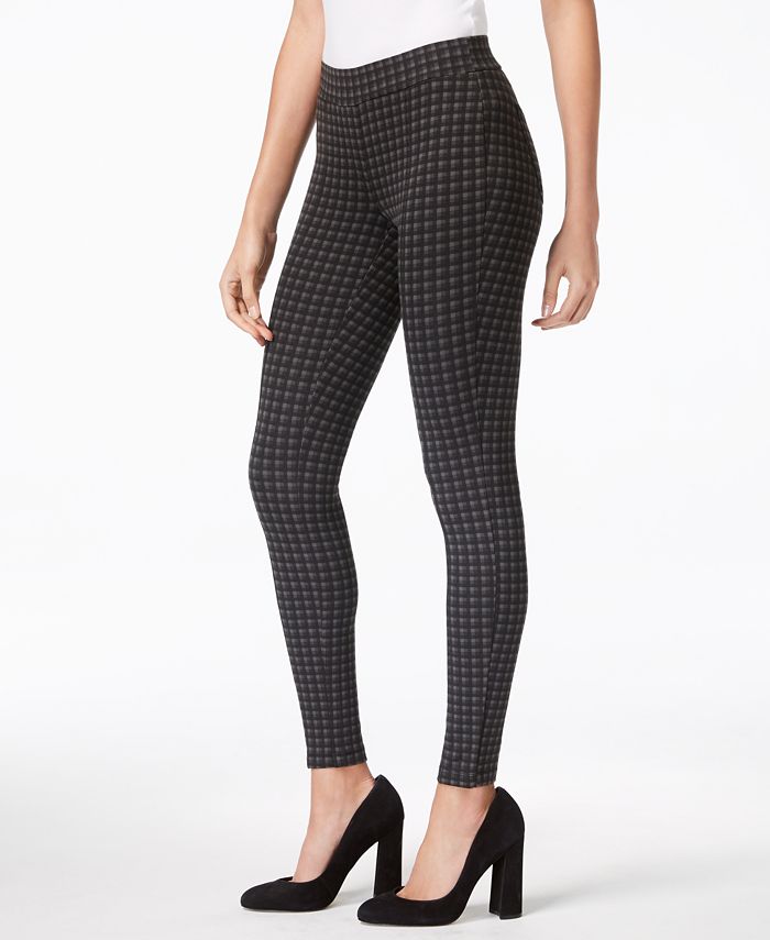 Style & Co Petite Check-Print Skinny Pants, Created for Macy's - Macy's