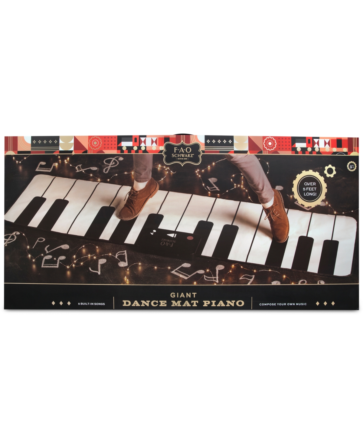 New FAO Schwarz Giant Floor Piano Dance Mat Floor FREE SHIPPING 