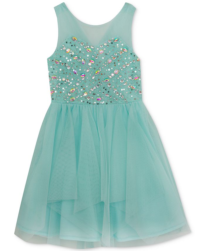 Rare Editions EmbellishedBodice Dress, Big Girls Macy's