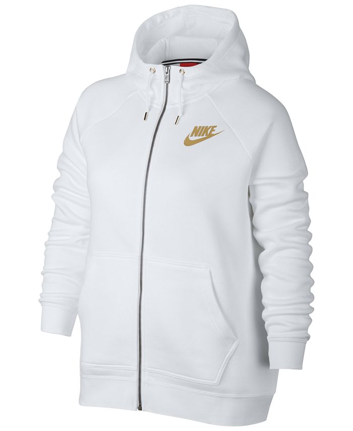 Nike Plus Size Sportswear Rally Zip Hoodie - Macy's