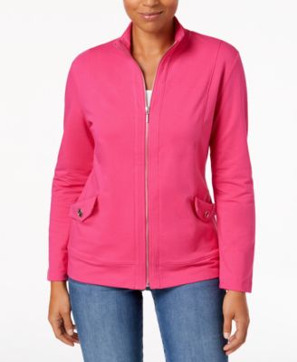 Karen Scott - Zip-Front Active Jacket