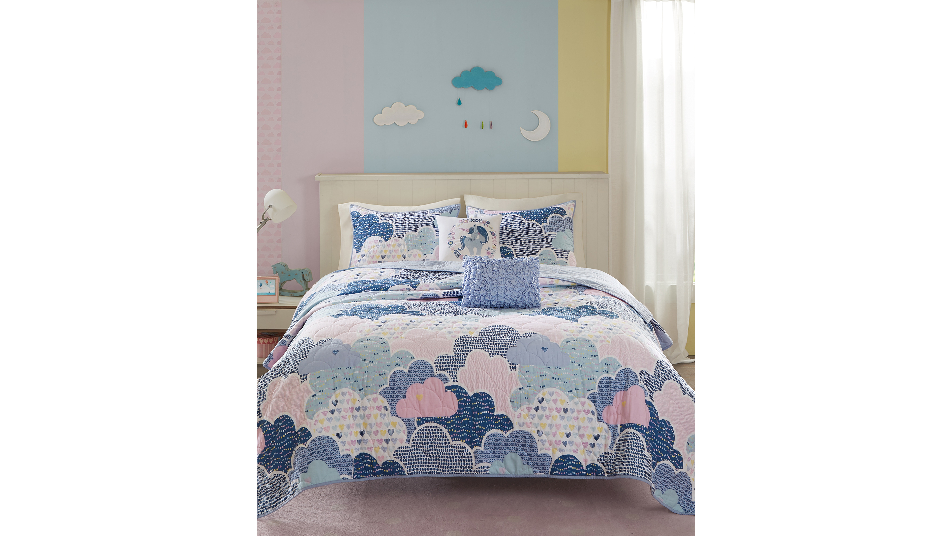 Intelligent Design Cloud 4-Pc. Quilt Set, Twin/Twin Xl