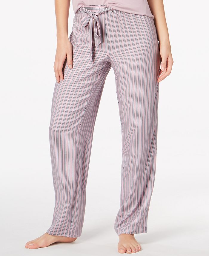 Alfani Knit Striped Pajama Pants, Created for Macy's - Macy's