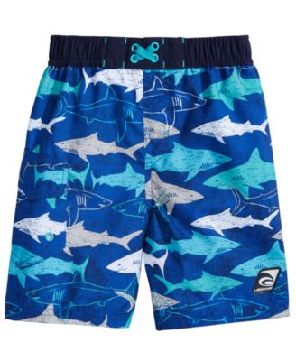 Laguna - Underwater Gills Shark-Print Swim Trunks, Toddler & Little Boys (2T-7)