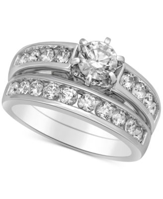 Macy's Diamond Bridal Set (2 Ct. T.w.) In 14k White Gold - Macy's