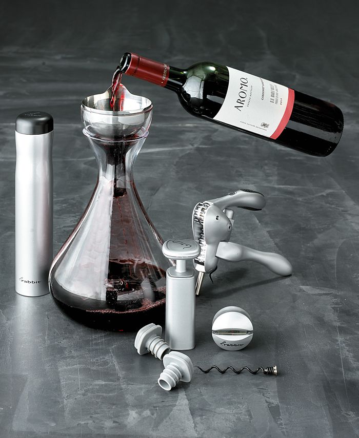 Rabbit 6Piece Corkscrew and Wine Preserver Set A Macy's Exclusive