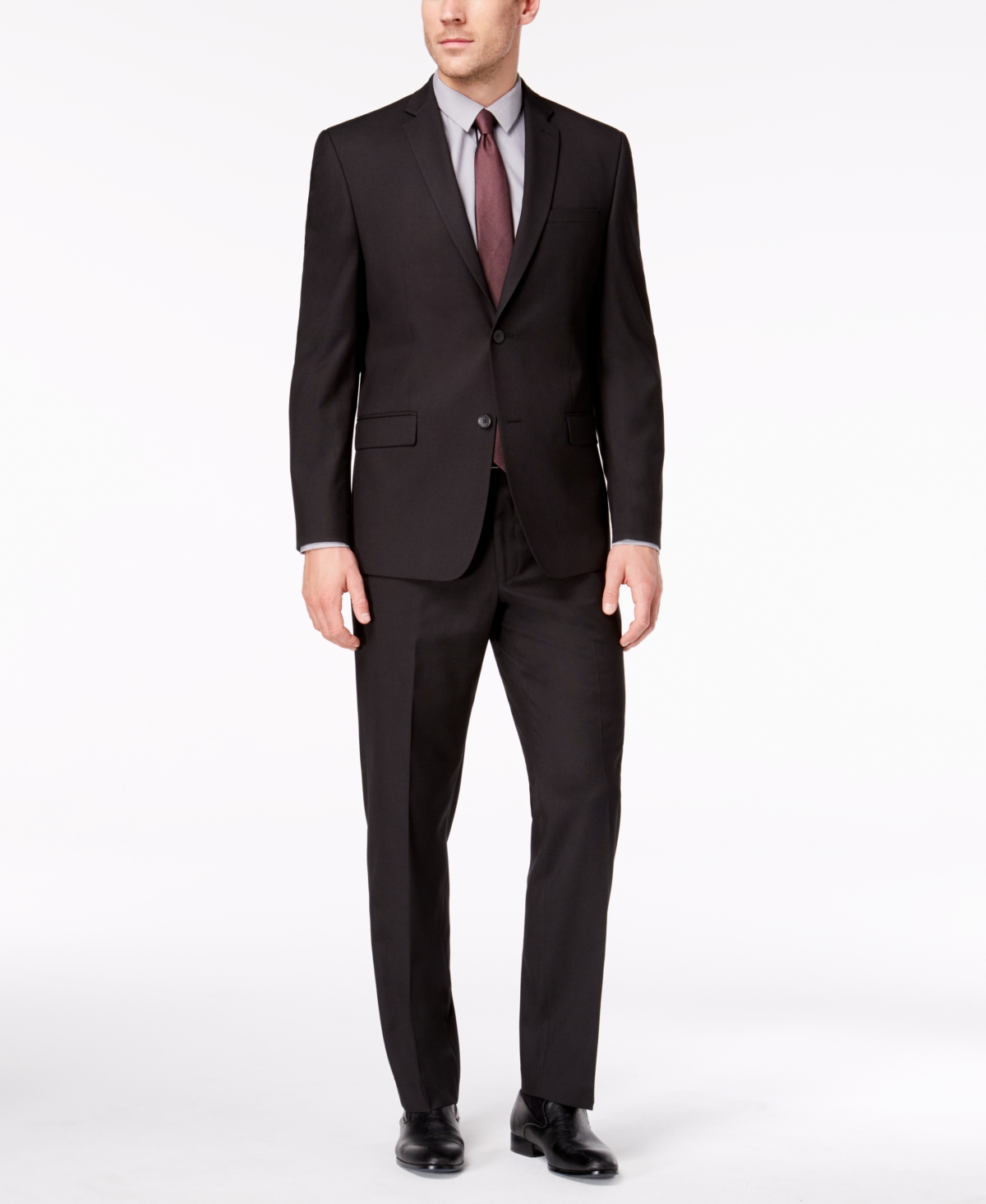 by Andrew Marc Men's Modern-Fit Suit - Charcoal Solid