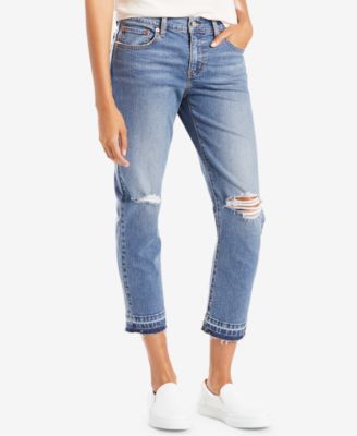 levi ripped boyfriend jeans