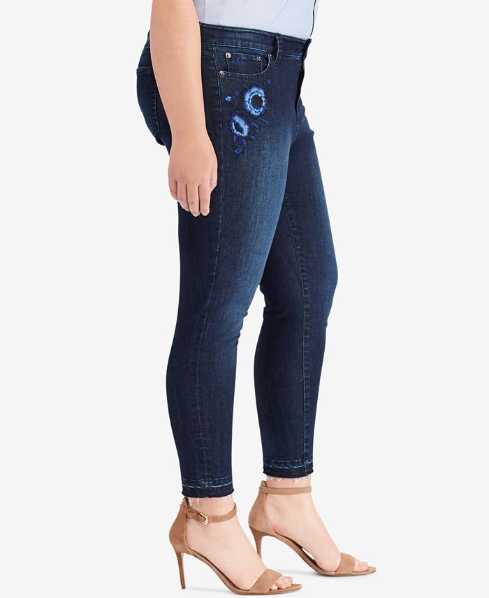 Lauren Ralph Lauren Plus Size Premier Skinny Crop Jeans Macy's