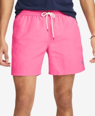 pink polo swim trunks