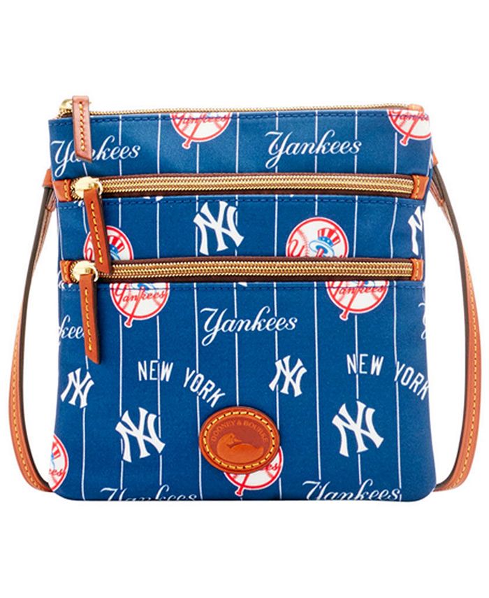 Dooney & Bourke New York Yankees Nylon Triple Zip Crossbody - Macy's