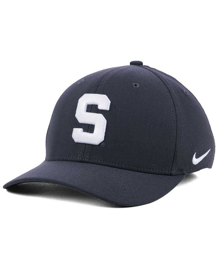 Nike Michigan State Spartans Anthracite Classic Swoosh Cap & Reviews ...