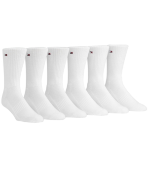 Tommy Hilfiger 6-Pack Sports Crew Socks