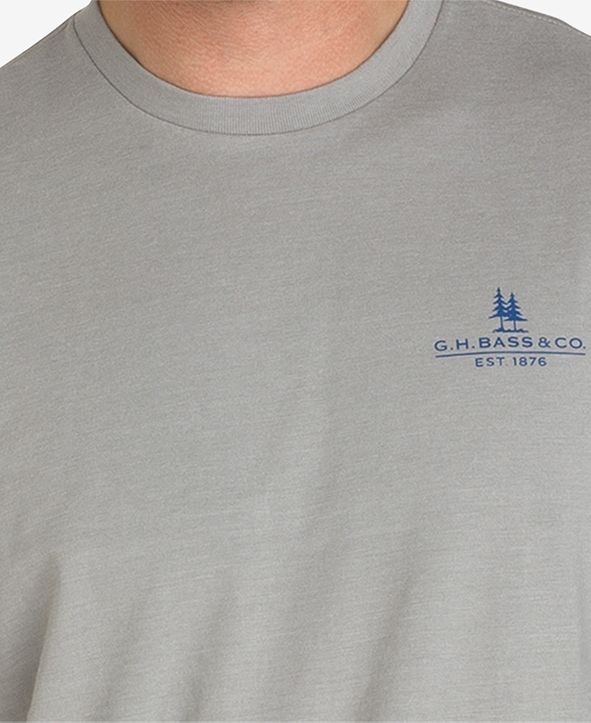 G.H. Bass & Co. Men's Long-Sleeve Graphic-Print T-Shirt & Reviews ...