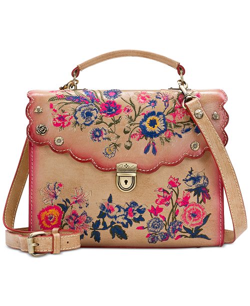 Patricia Nash Prairie Rose Embroidery Simona Satchel & Reviews