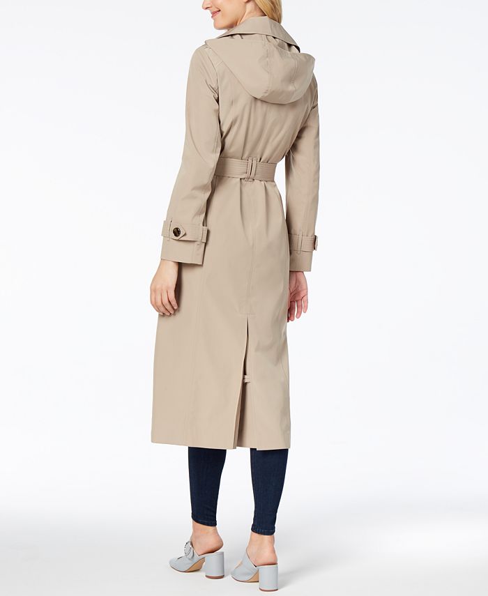 London Fog Hooded Maxi Trench Coat & Reviews - Coats & Jackets - Women ...