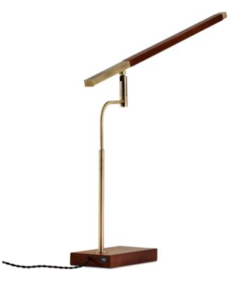 Adesso Barrett LED Desk Lamp with USB Port