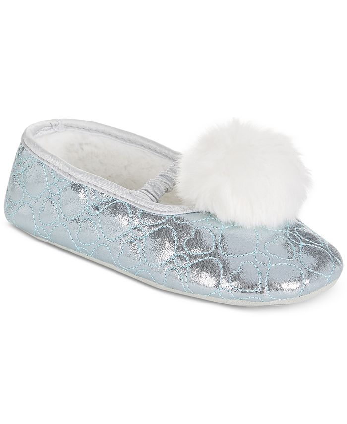 Stride Rite Pom Pom Slippers Baby Girls Toddler Girls Macy s