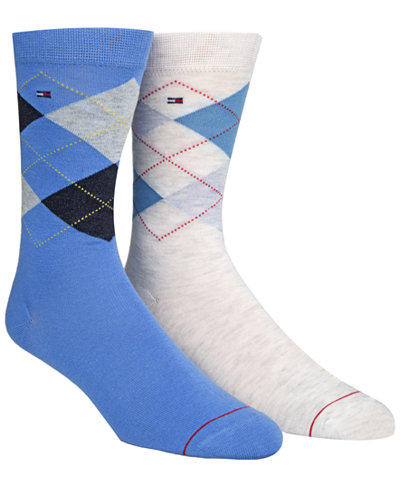 Tommy Hilfiger Argyle Dress Socks, 2 Pack - Socks - Men - Macy's