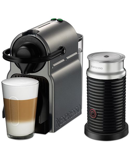 Nespresso by Breville Inissia Titan Espresso Machine with Aeroccino3