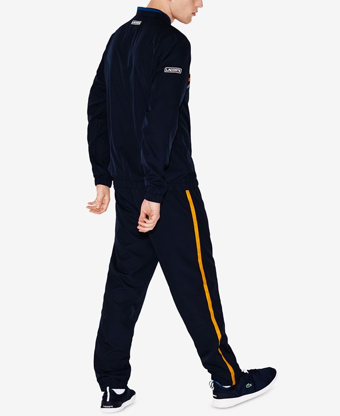 Lacoste Men's Sports Diamond Taffeta Track Suit - Macy's