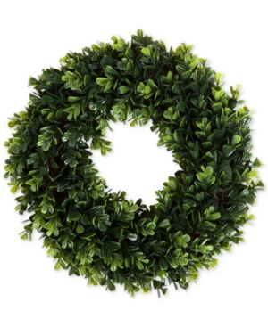 Trademark Global Faux Boxwood 12" Wreath In Green