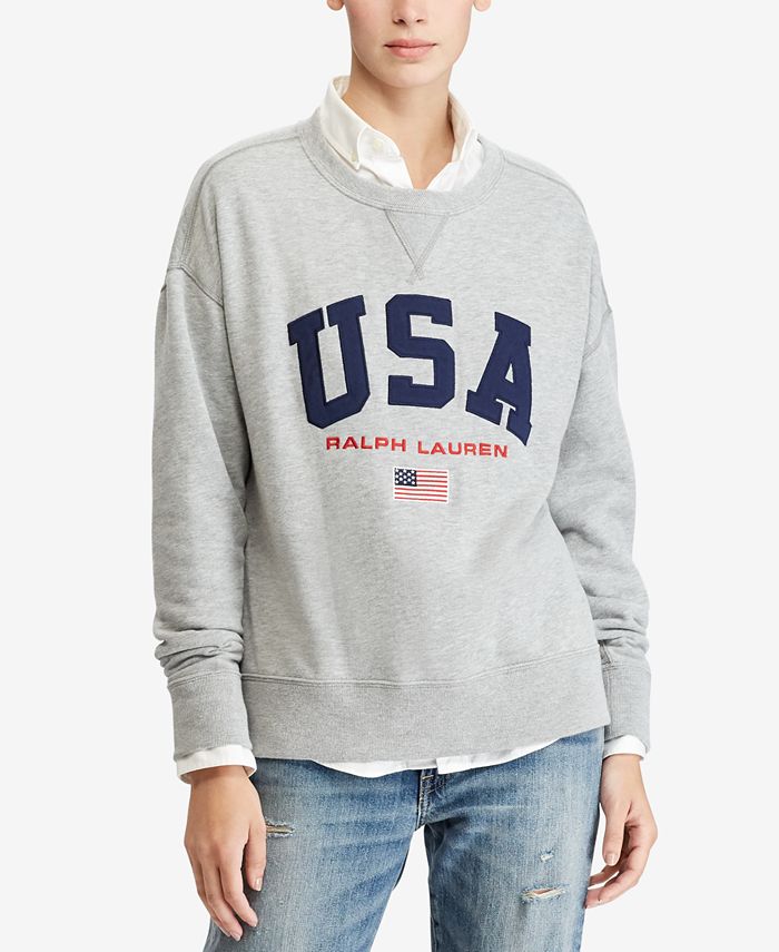 Polo Ralph Lauren Fleece Sweatshirt - Macy's