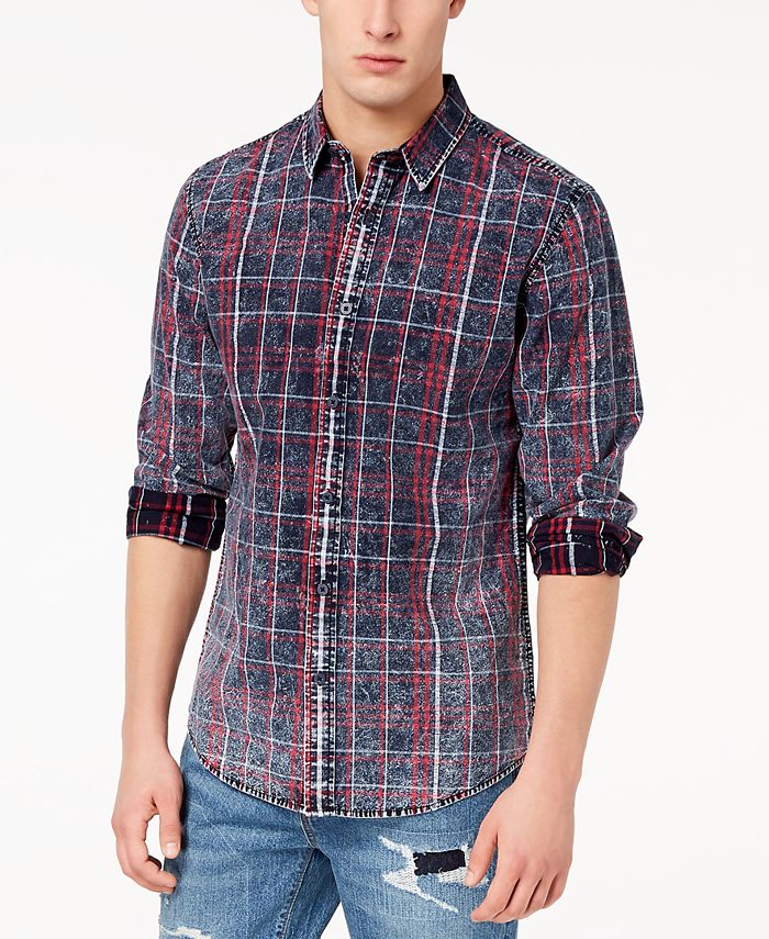 faded plaid shirts