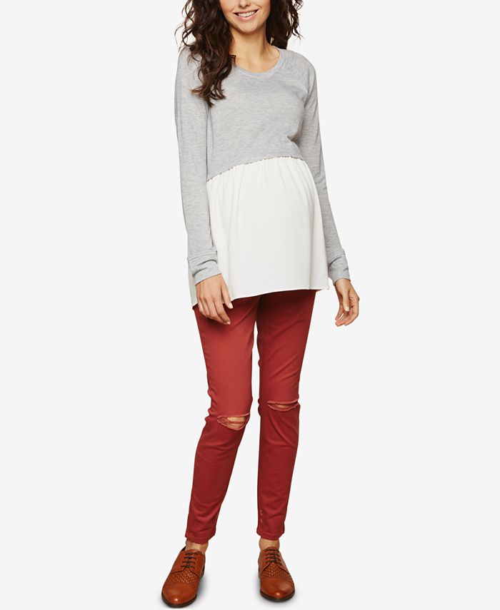 Motherhood Maternity Skinny Pants Macy's