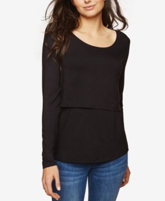 macys nursing tops