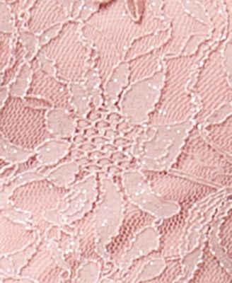 Juniors' Embellished Illusion Tulip Gown, Created for Macy's