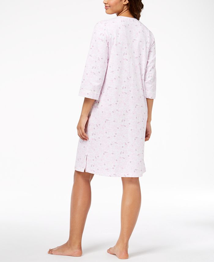 Miss Elaine French Terry Knit Short Robe Macy's