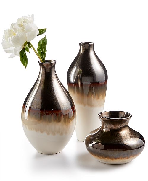 Lenox Metallic Fusion Vase Collection Reviews Macy S