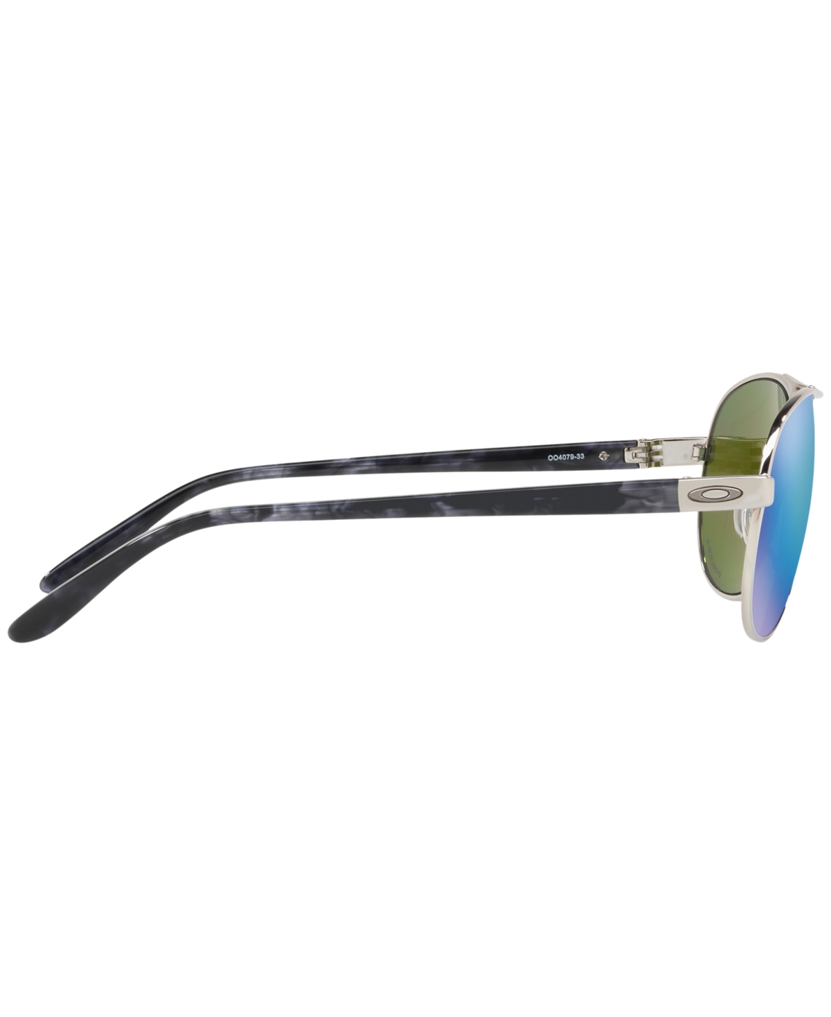 Shop Oakley Feedback Polarized Sunglasses, Oo4079 In Blue Mirror Polar,silver