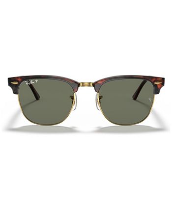 Ray-Ban - CLUBMASTER Polarized Sunglasses, RB3016 51